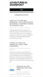Mobile Screenshot of adventuresinsharepoint.co.uk